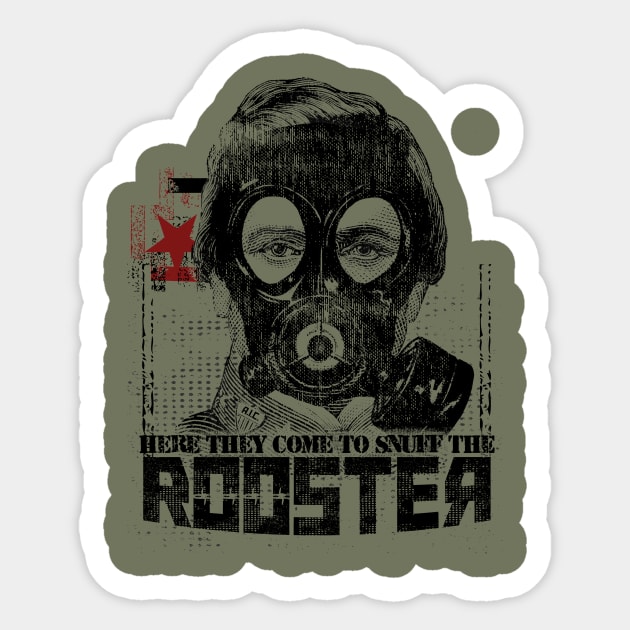 Rooster Sticker by RepubliRock